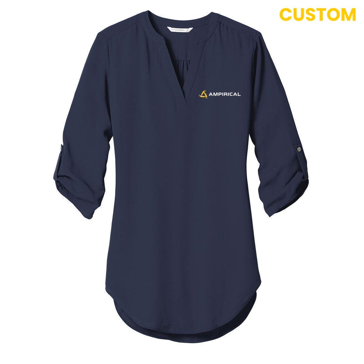 Ampirical Ladies 3/4-Sleeve Tunic Blouse