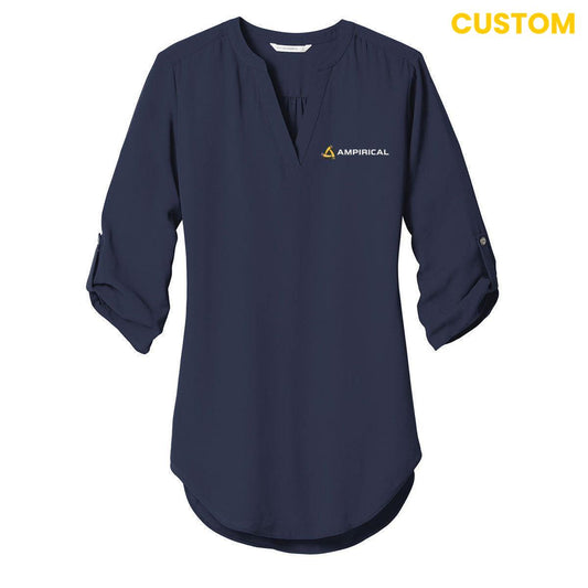 Ampirical Ladies 3/4-Sleeve Tunic Blouse