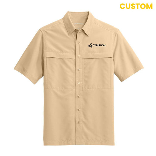 Cybirical Men's Short Sleeve UV Daybreak Shirt