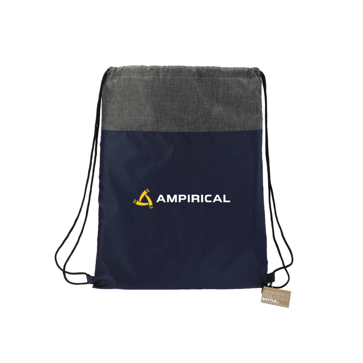 Navy Recycled Drawstring Bag