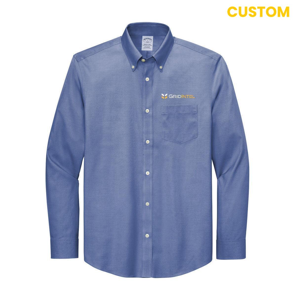 Gridlntel Brooks Brothers Wrinkle-Free Stretch Pinpoint Shirt
