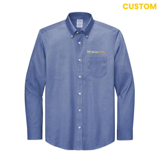 Gridlntel Brooks Brothers Wrinkle-Free Stretch Pinpoint Shirt
