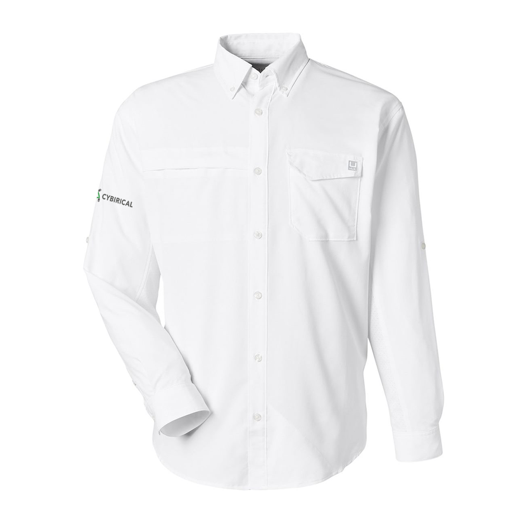 Cybirical Men's HUK Long Sleeve Fishing Shirt