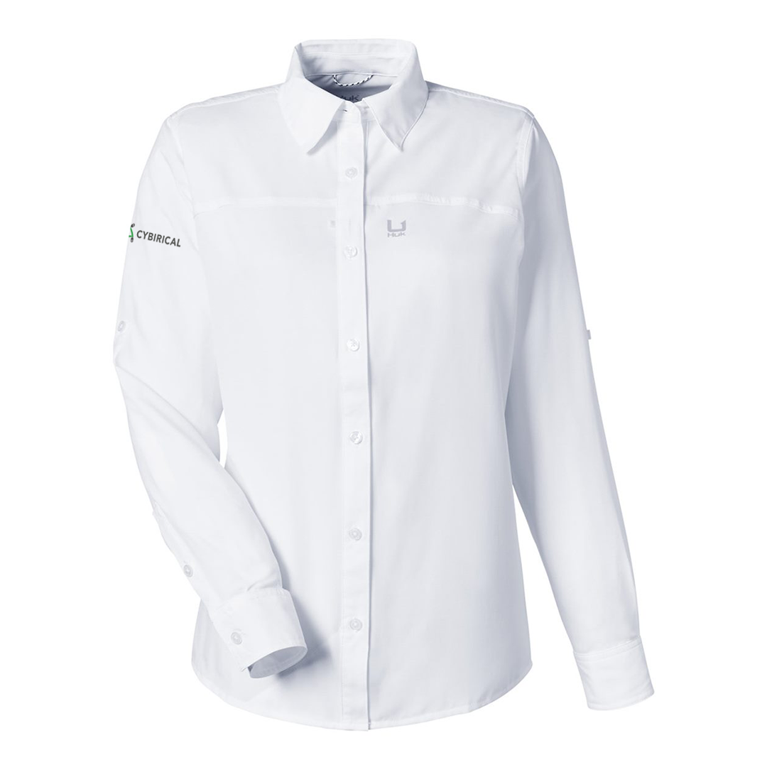 Cybirical Women's HUK Long Sleeve Fishing Shirt