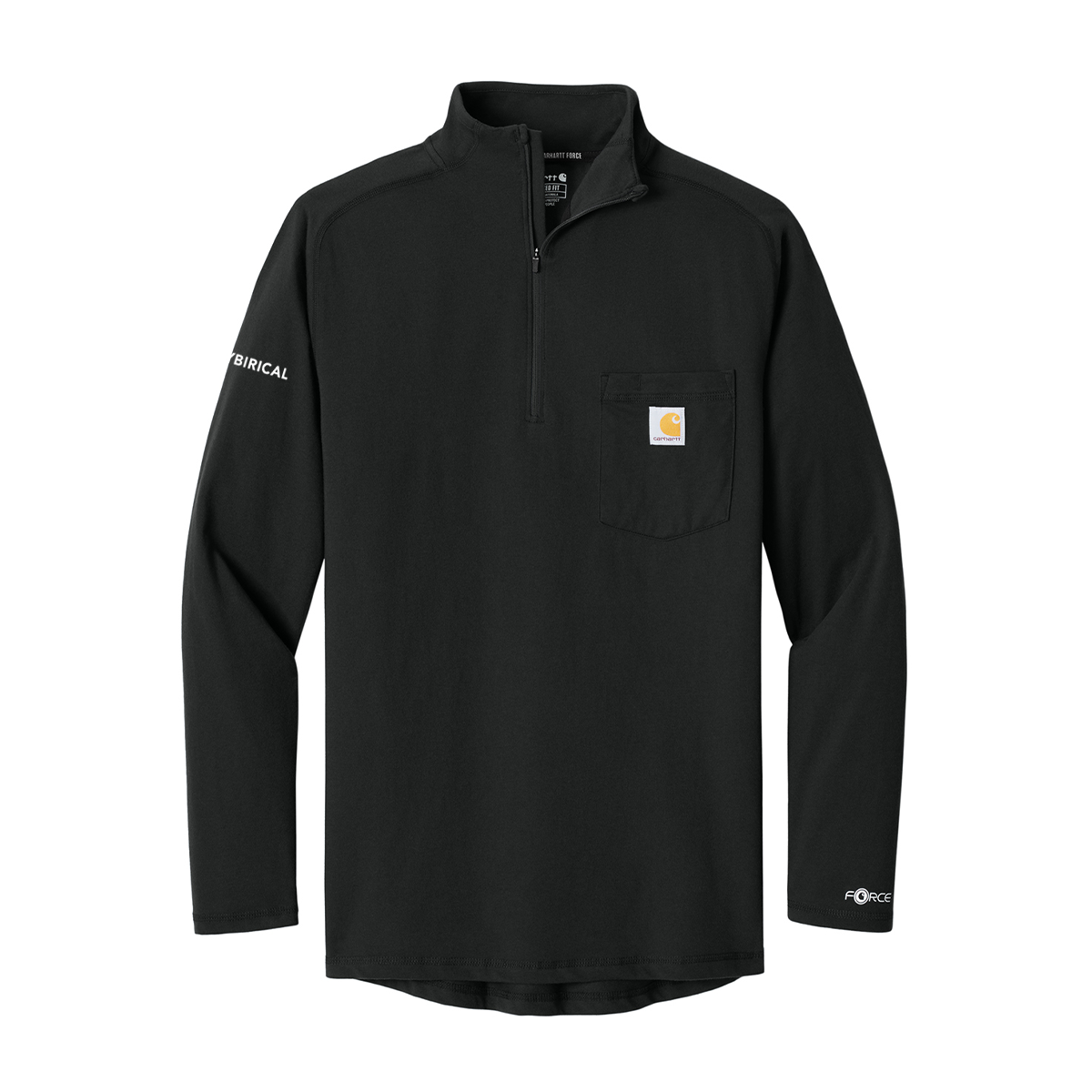 Cybirical Carhartt 1/4 Zip Long Sleeve