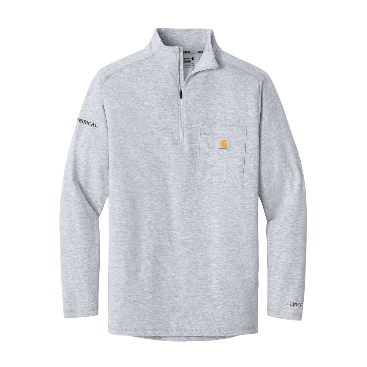 Cybirical Carhartt 1/4 Zip Long Sleeve