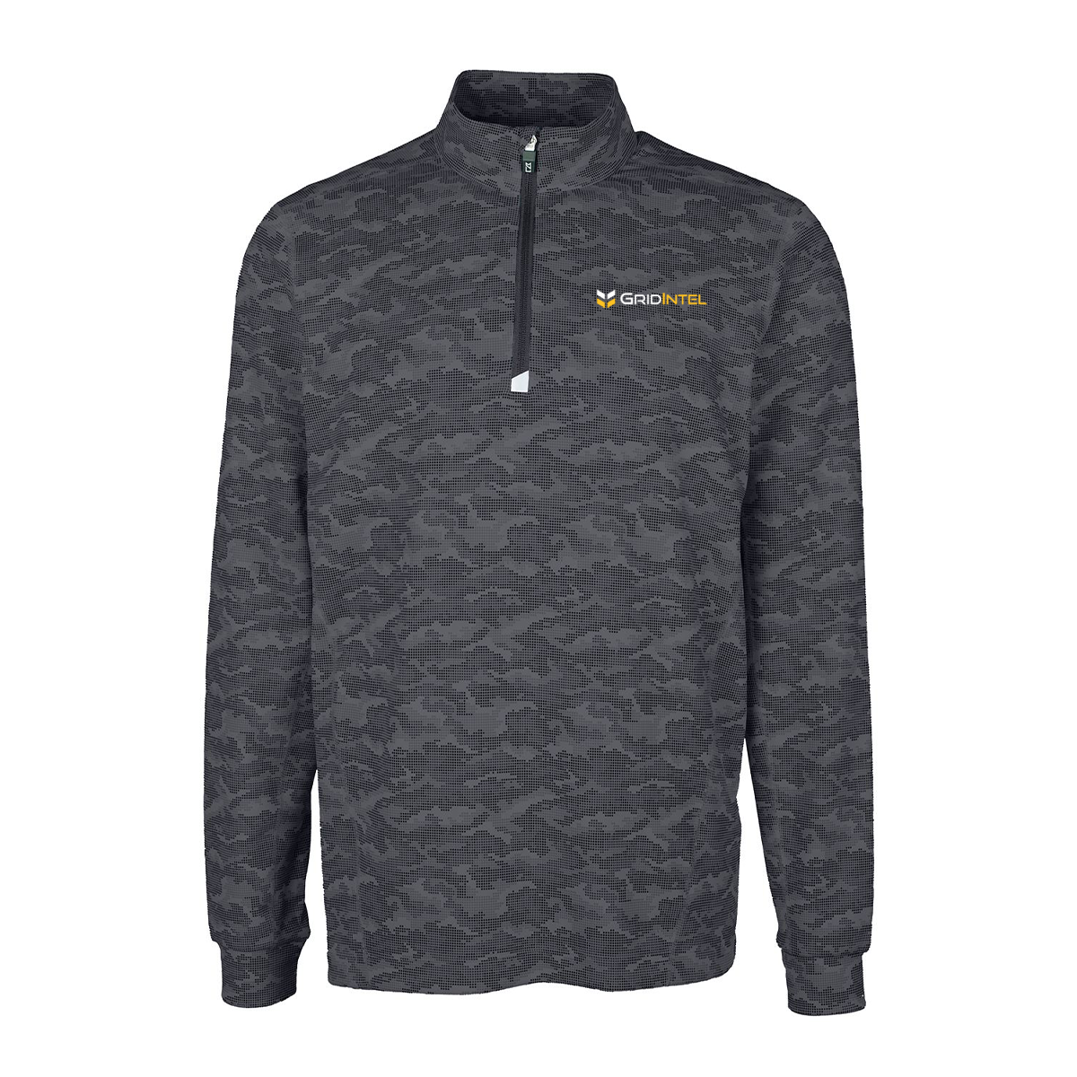 GridIntel Cutter & Buck Eco Camo Print Qaurter Zip
