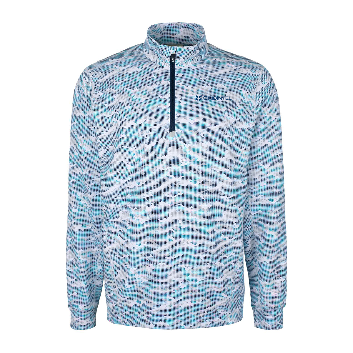 GridIntel Cutter & Buck Eco Camo Print Qaurter Zip