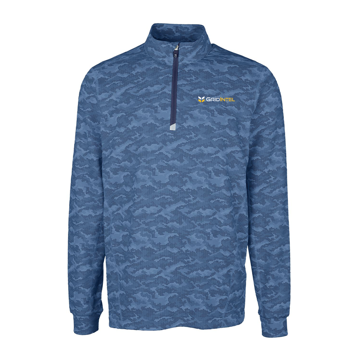 GridIntel Cutter & Buck Eco Camo Print Qaurter Zip