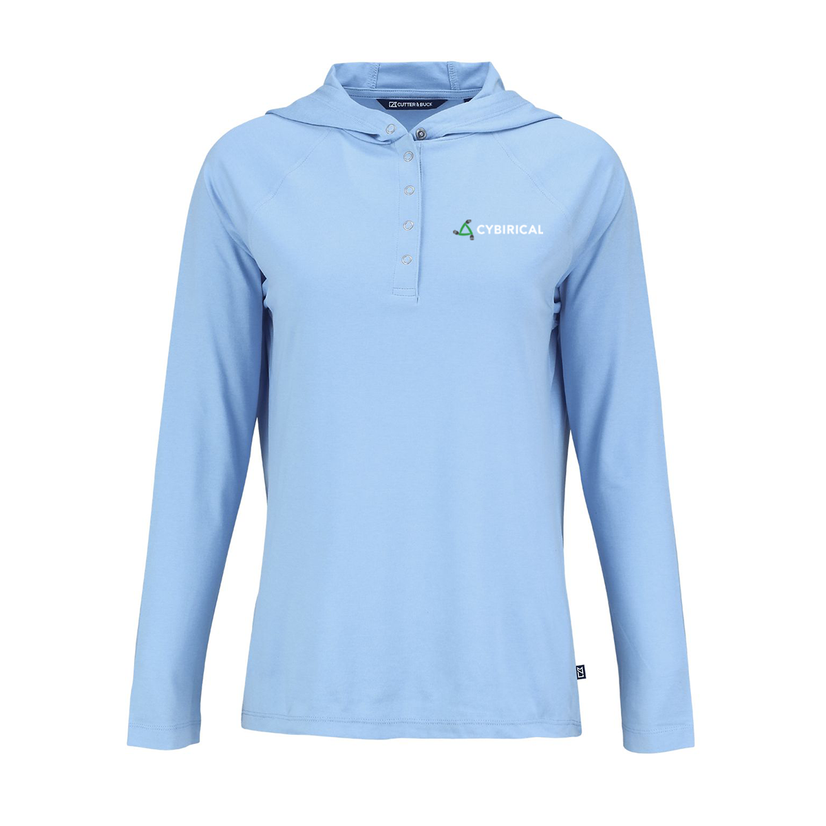 Cybirical Cutter & Buck Women's Coastline Hooded Shirt