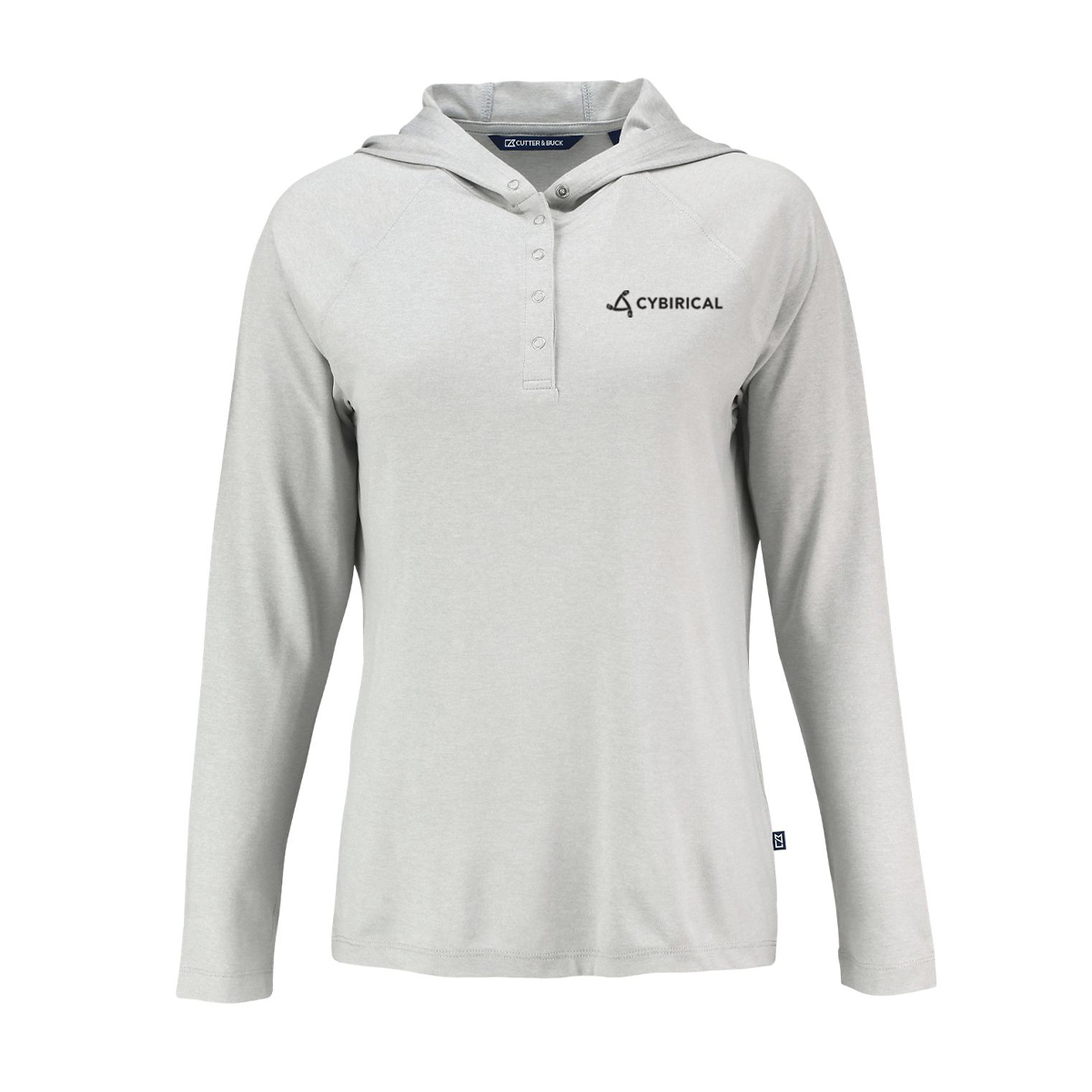 Cybirical Cutter & Buck Women's Coastline Hooded Shirt