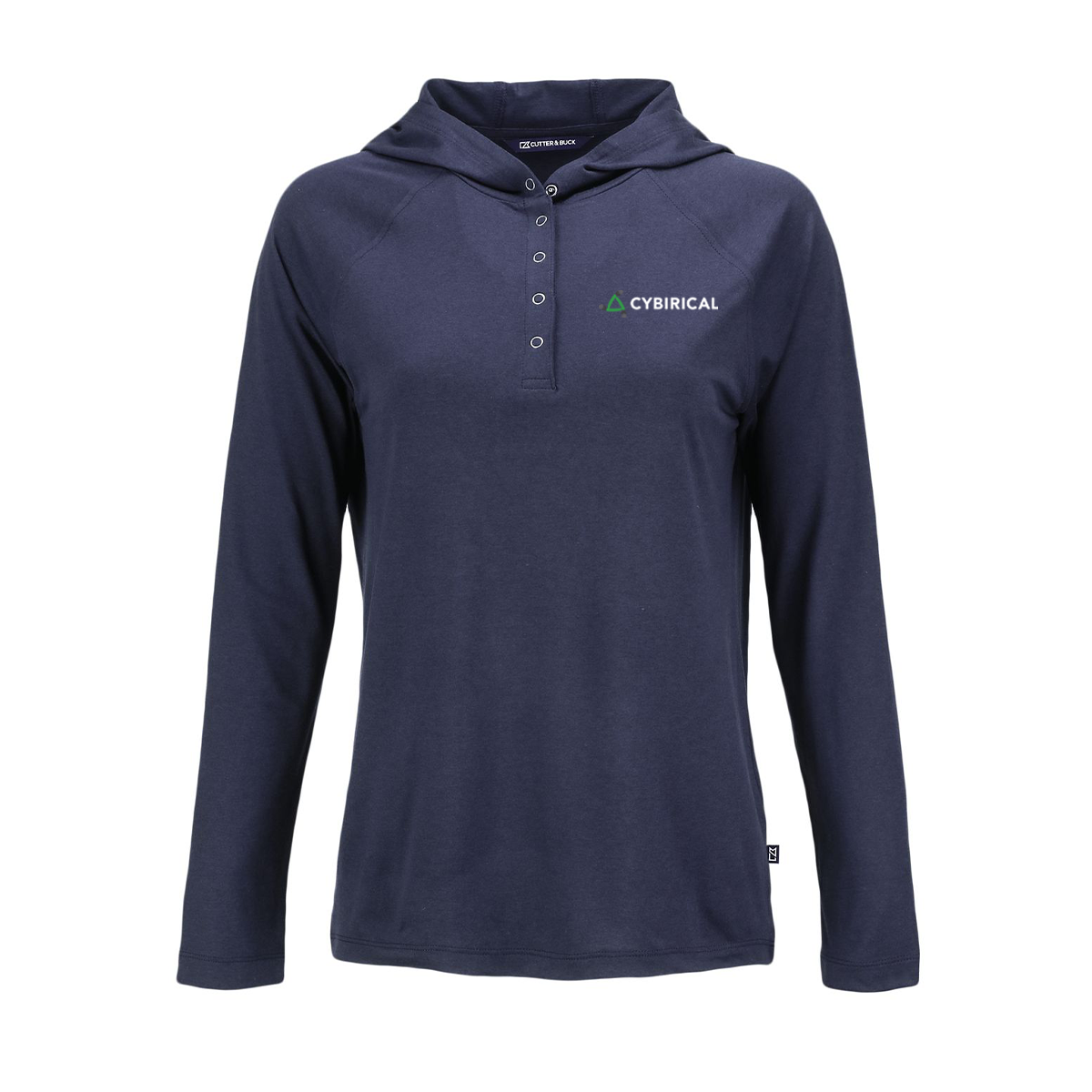 Cybirical Cutter & Buck Women's Coastline Hooded Shirt