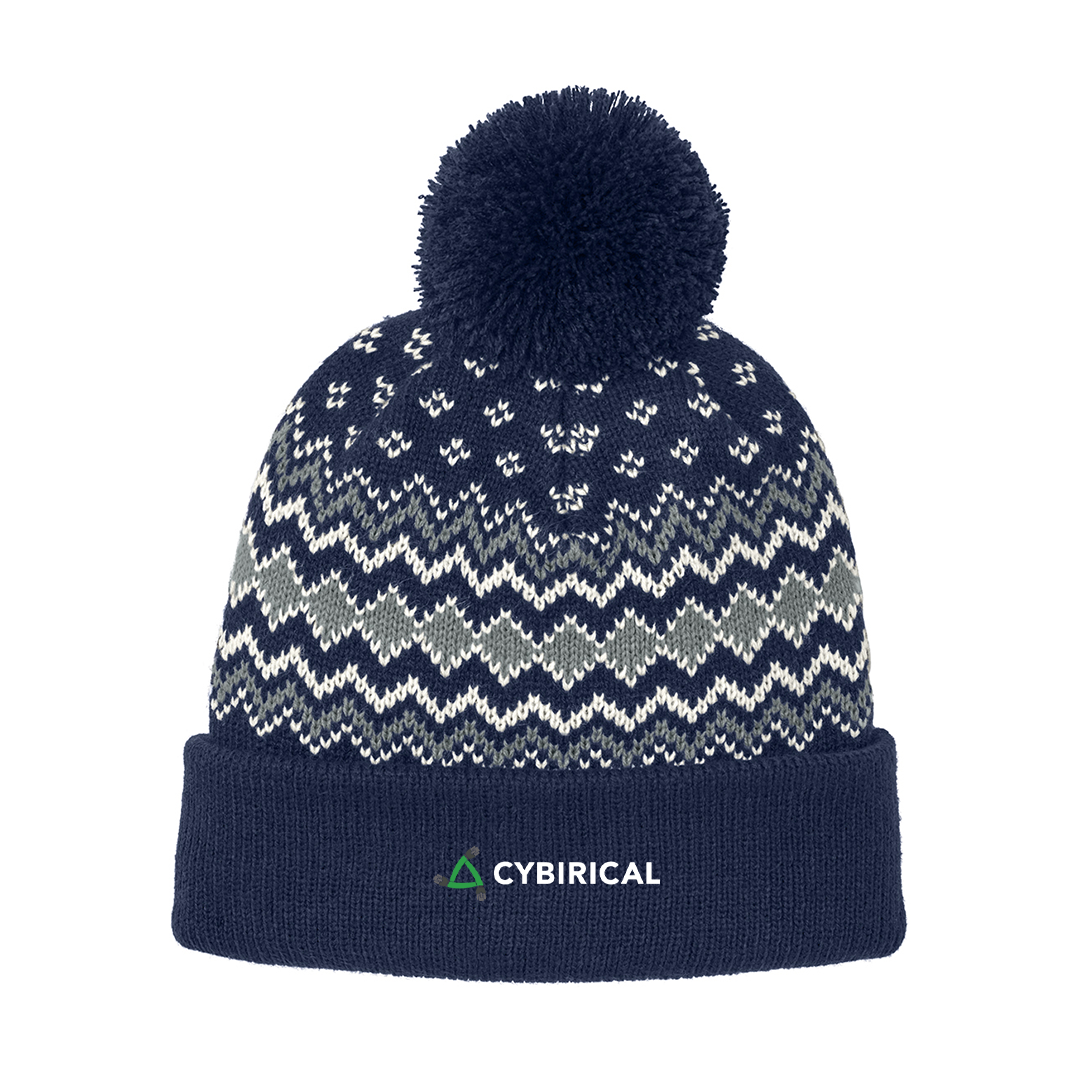 Cybirical Alpine Pom Beanie
