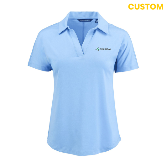 Cybirical Coastline Recycled ladies Polo