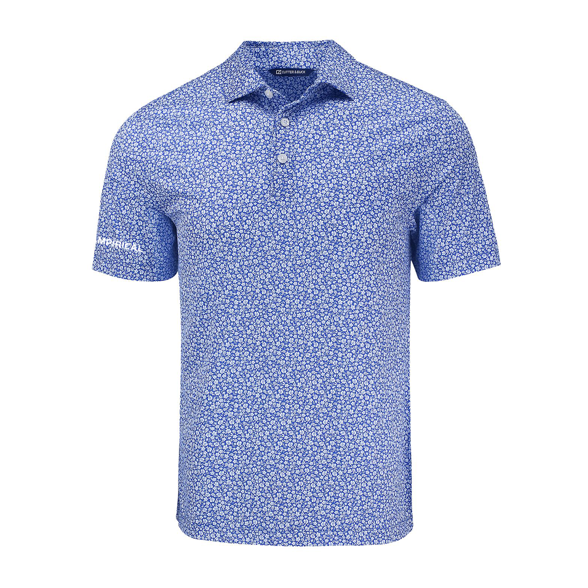 Ampirical Flora Print Recycled Men's Polo