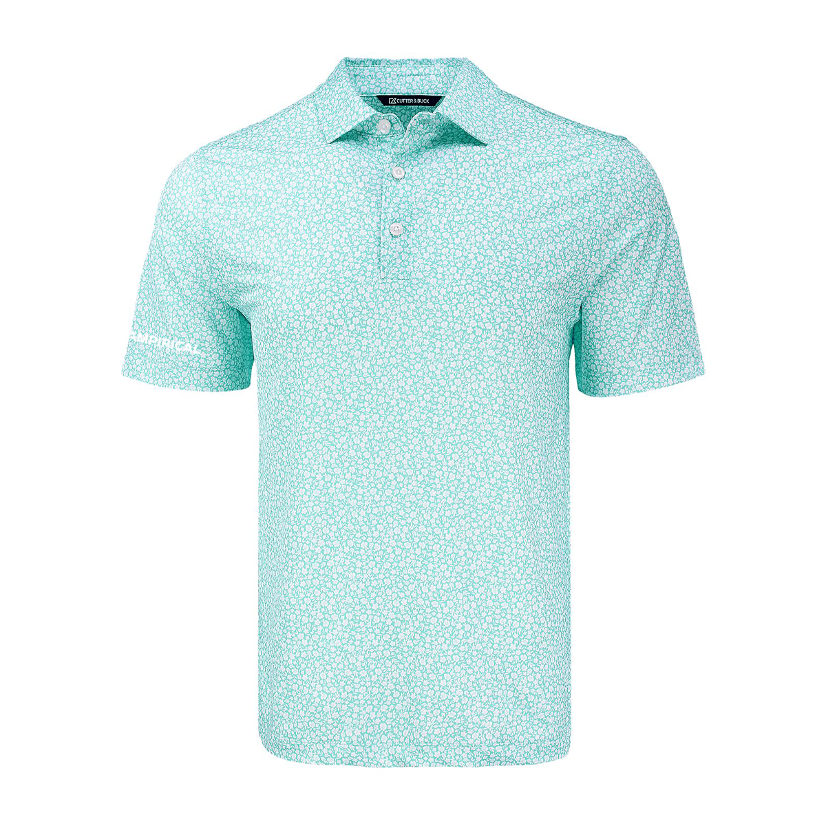 Ampirical Flora Print Recycled Men's Polo