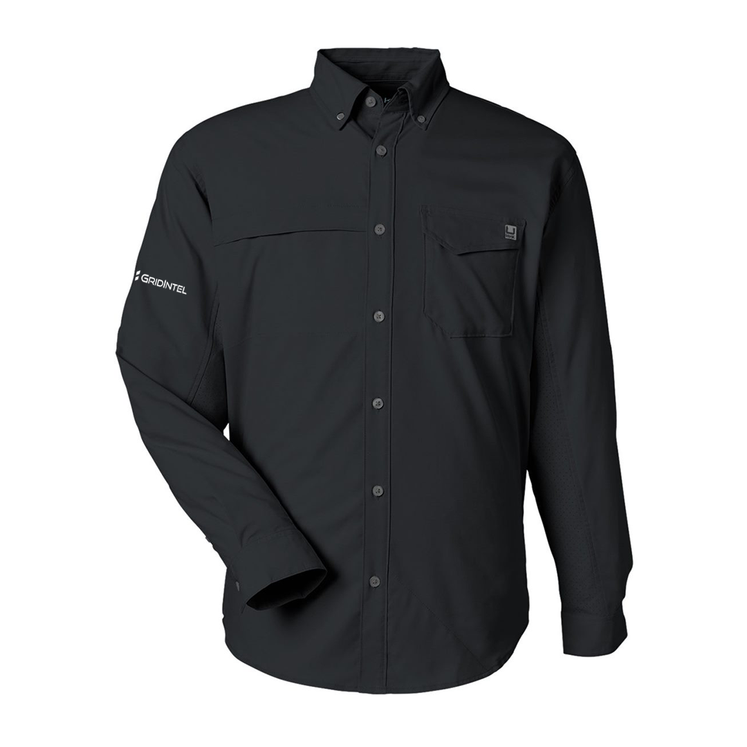 GridIntel Men's HUK Long Sleeve Fishing Shirt