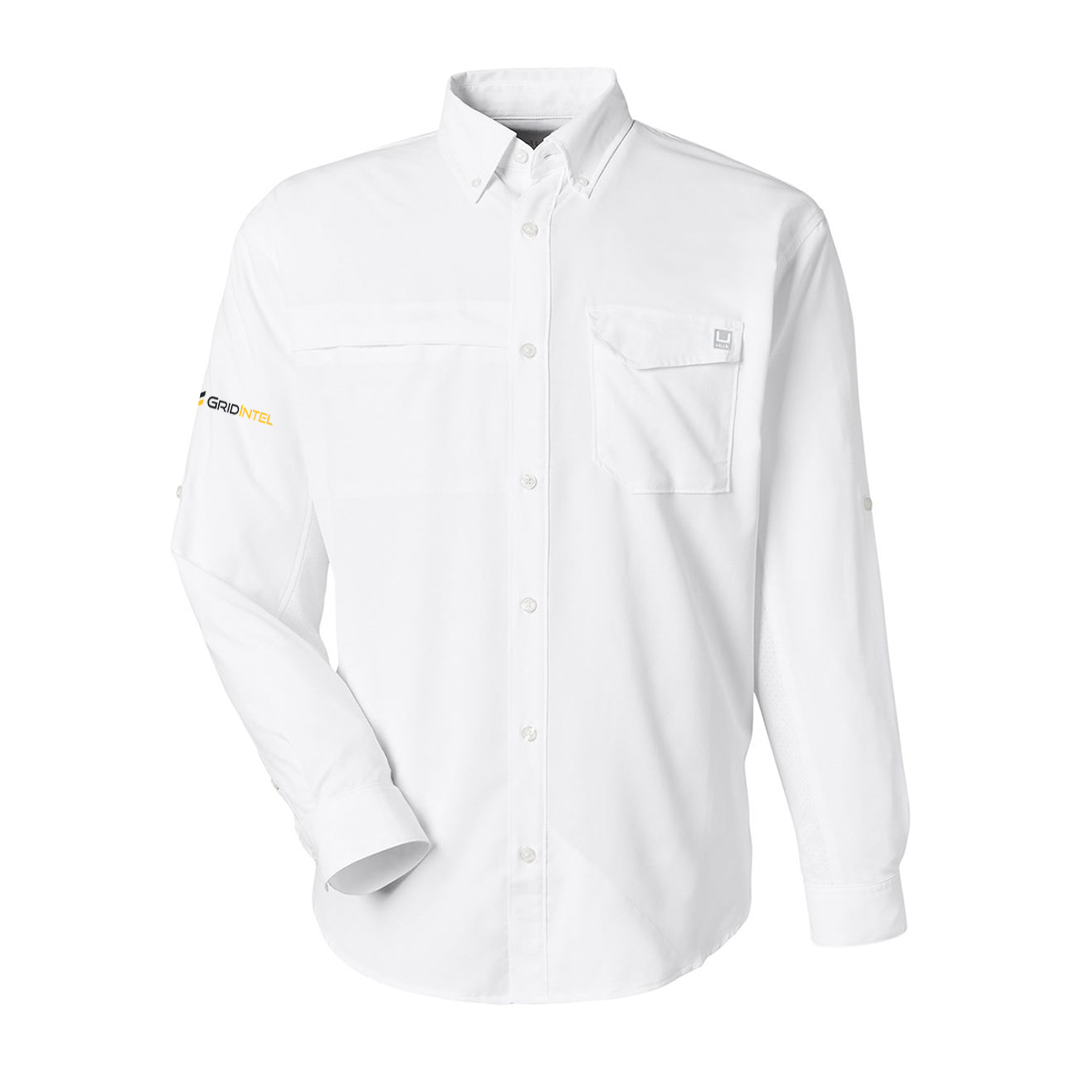 GridIntel Men's HUK Long Sleeve Fishing Shirt