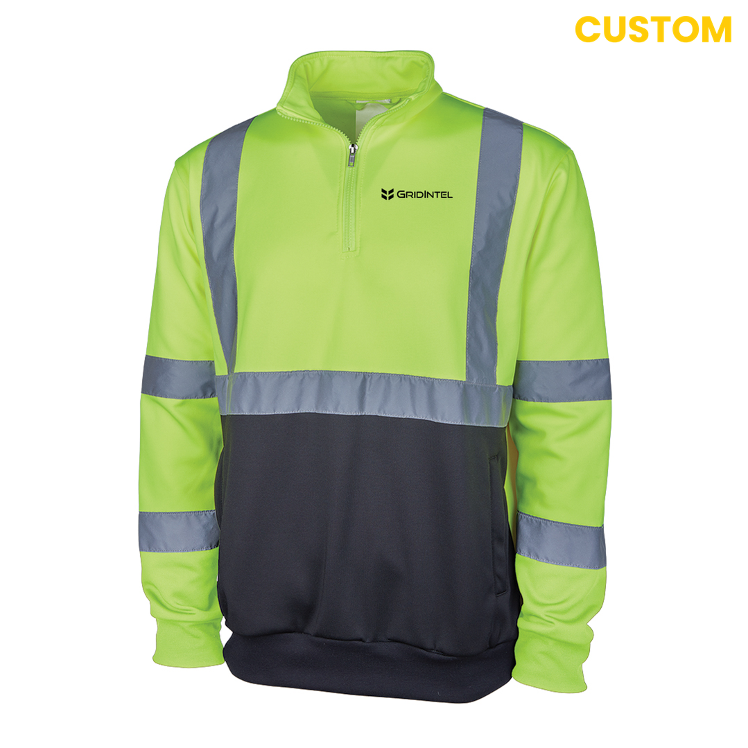 Gridintel QUARTER ZIP HI-VIS SWEATSHIRT