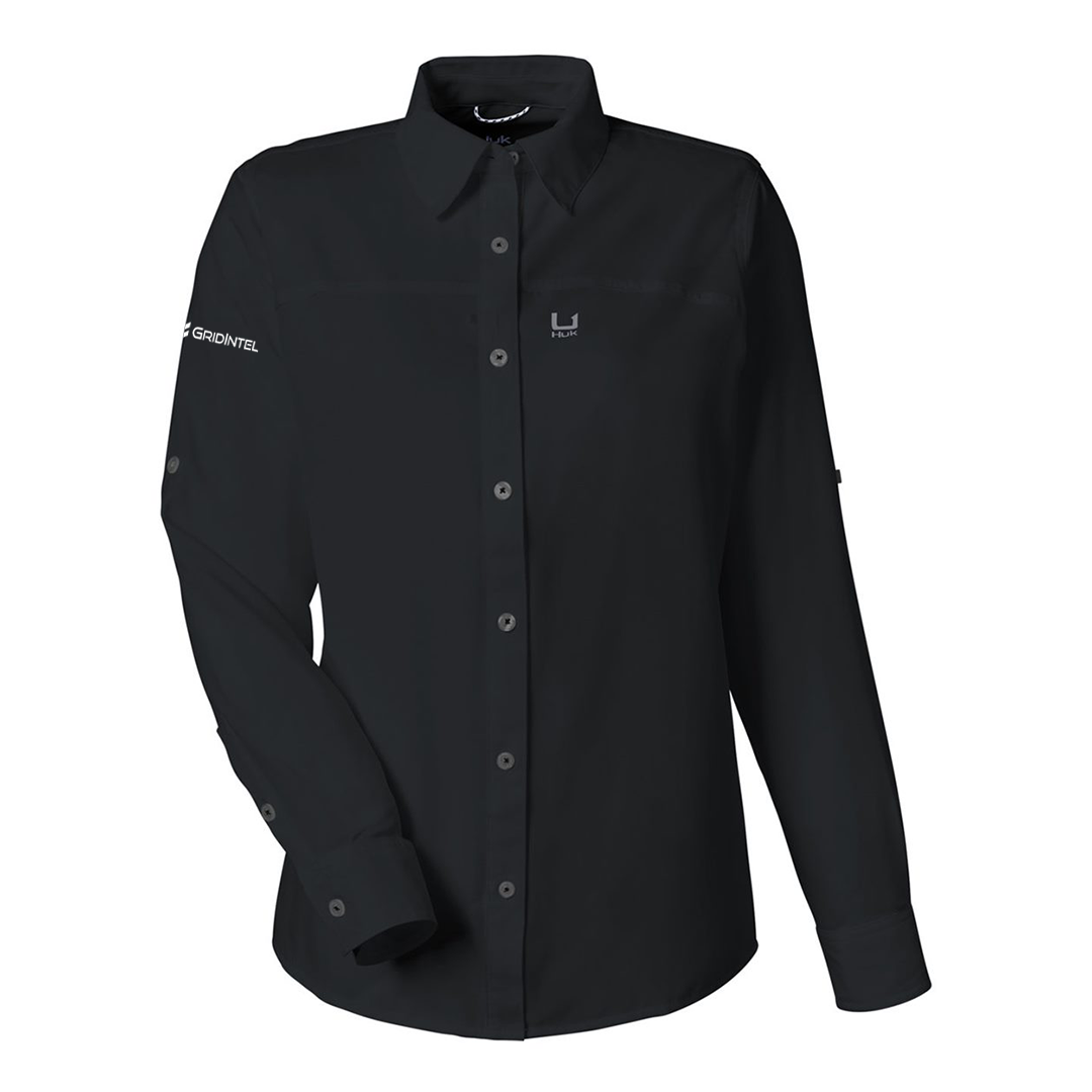 GridIntel Women's HUK Long Sleeve Fishing Shirt