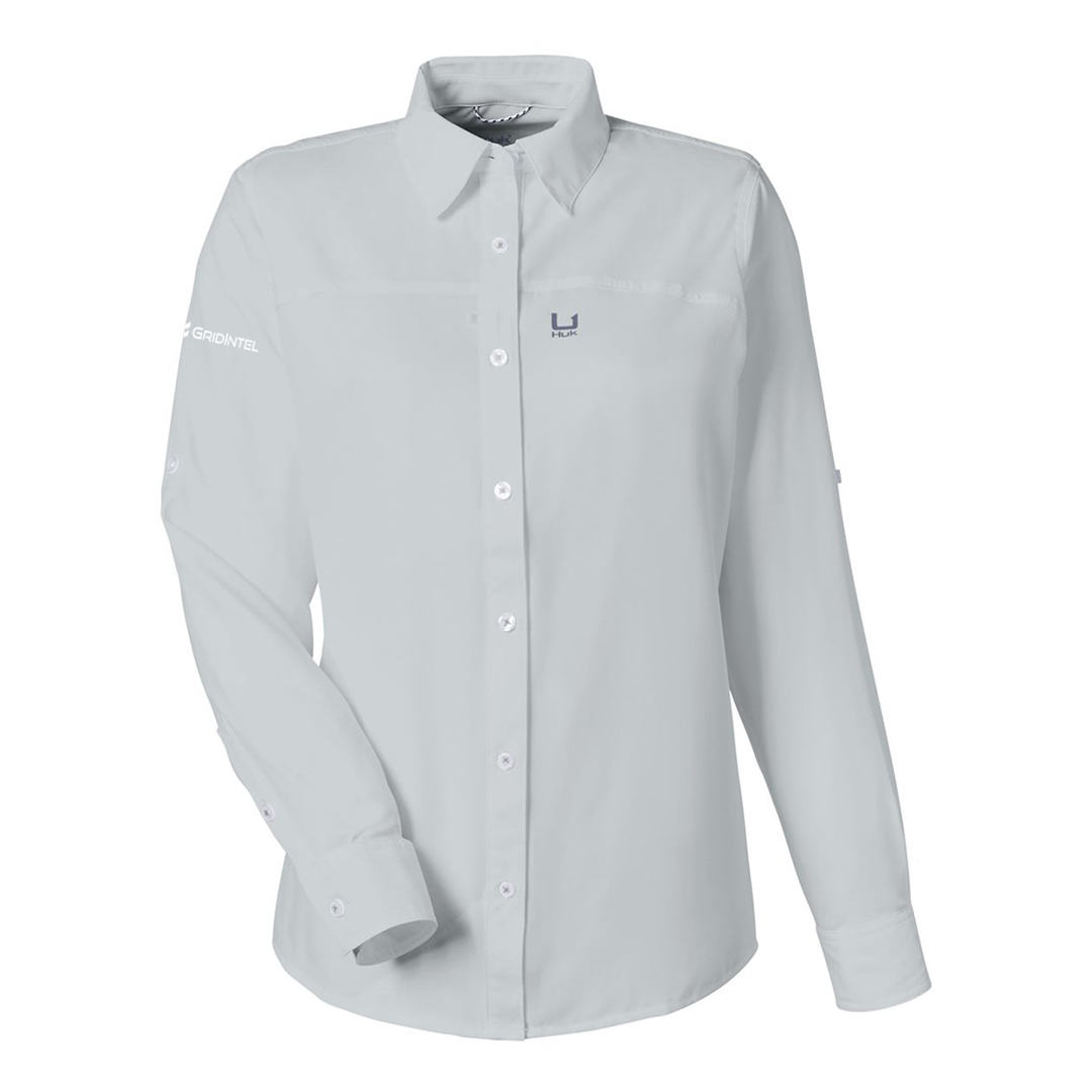 GridIntel Women's HUK Long Sleeve Fishing Shirt