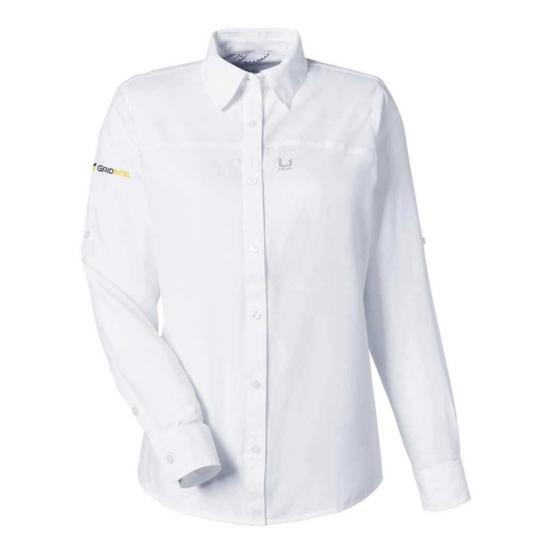 GridIntel Women's HUK Long Sleeve Fishing Shirt