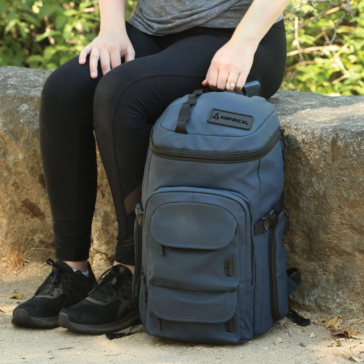 Ampirical Debossed Patch Recylced BackPack