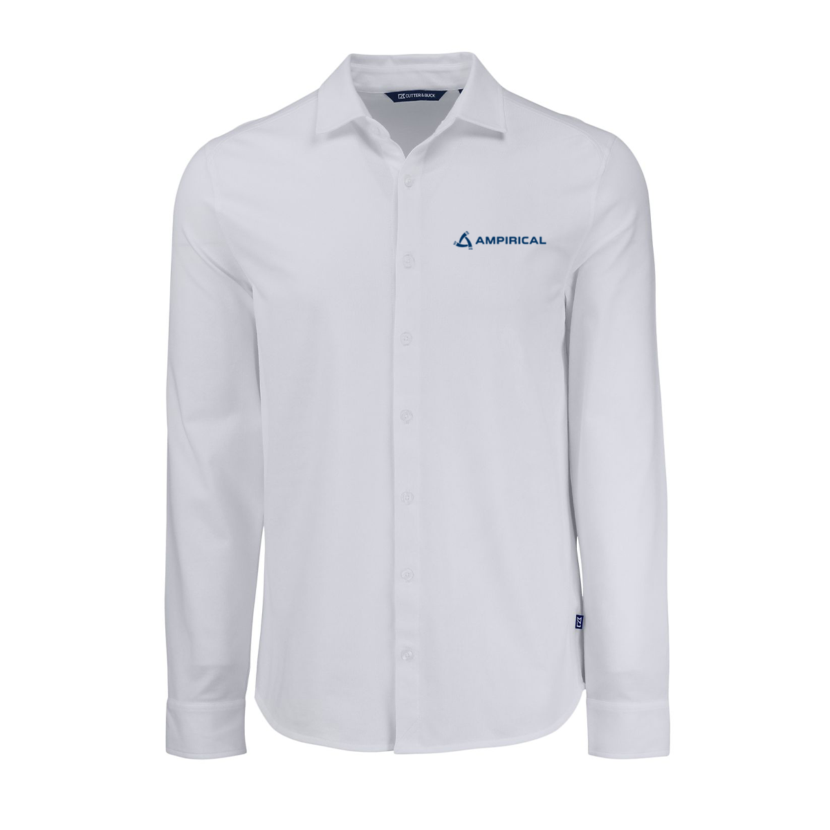 Ampirical Soft Pique Long Sleeve Knitted Men's Button Up