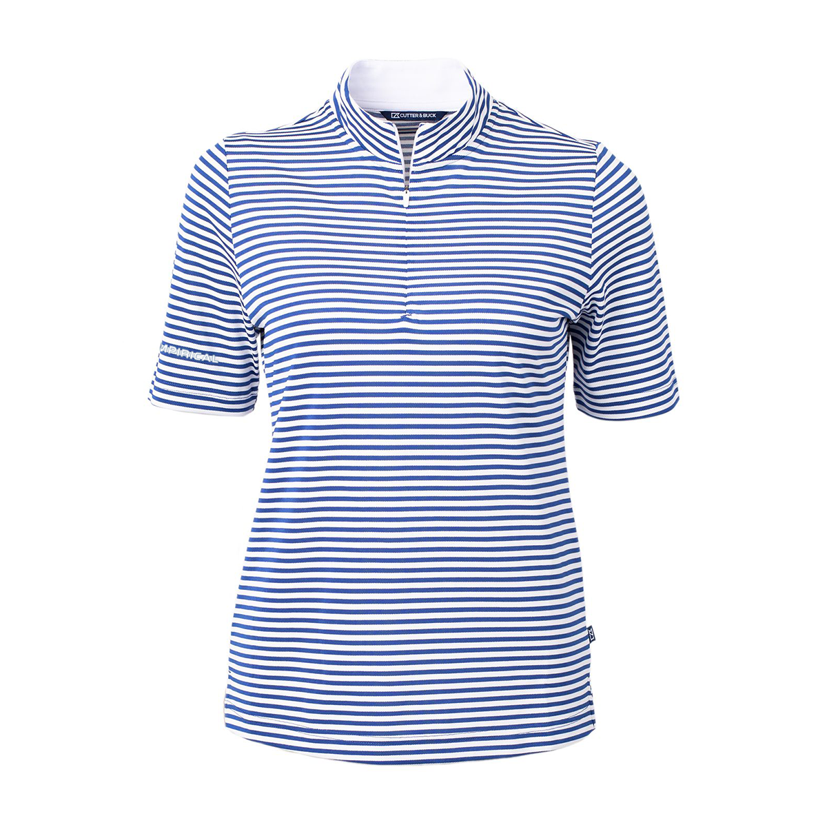 Ampirical Striped Recycled Ladies Polo