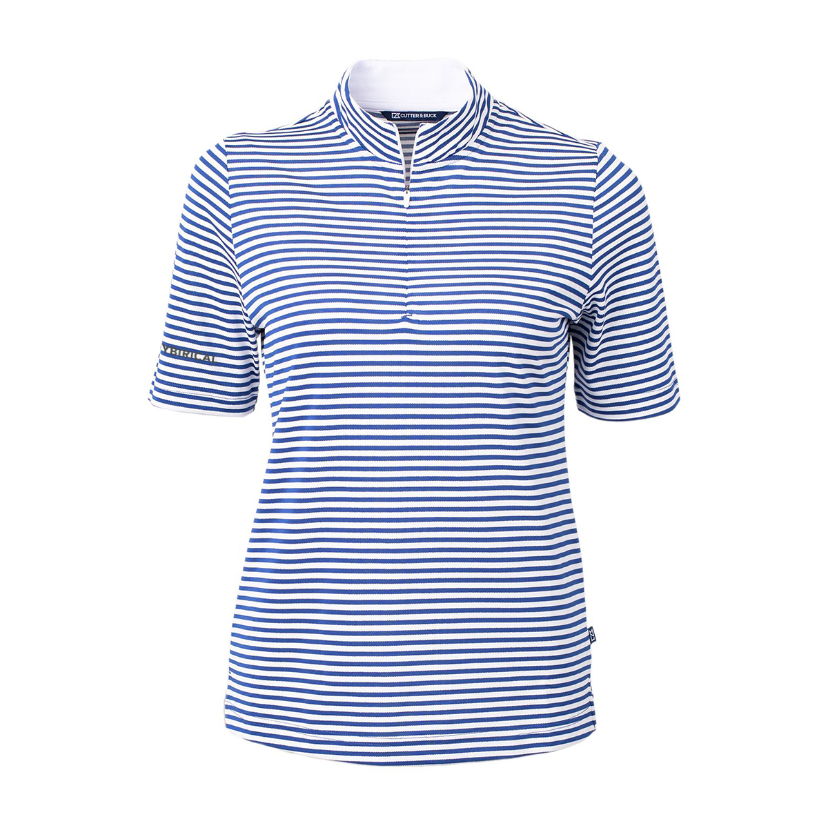 Cybirical Striped Recycled Ladies Polo
