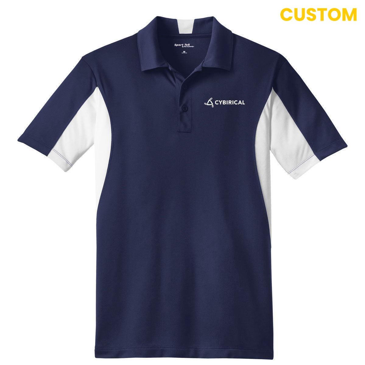 Cybirical Men's Tall Color Blocked polo