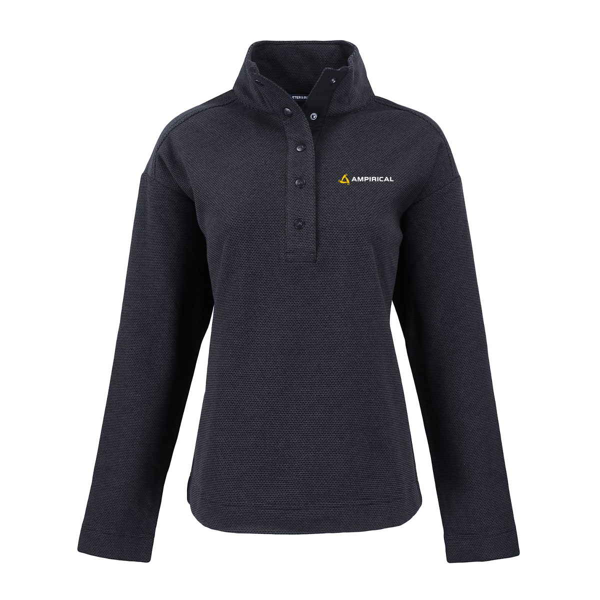 Ampirical Women's Recycled Fleece Snap Pullover