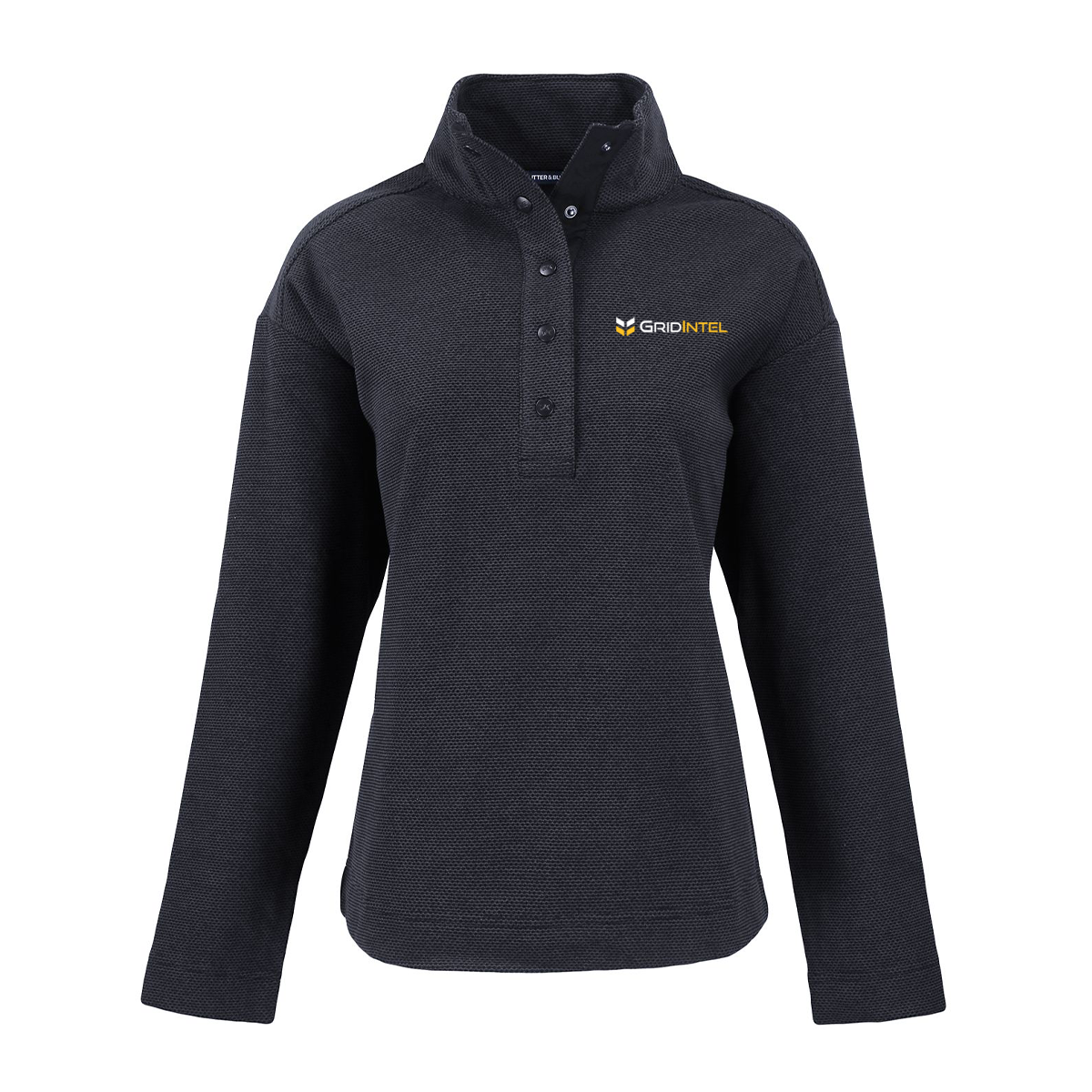 GridIntel Women's Recycled Fleece Snap Pullover