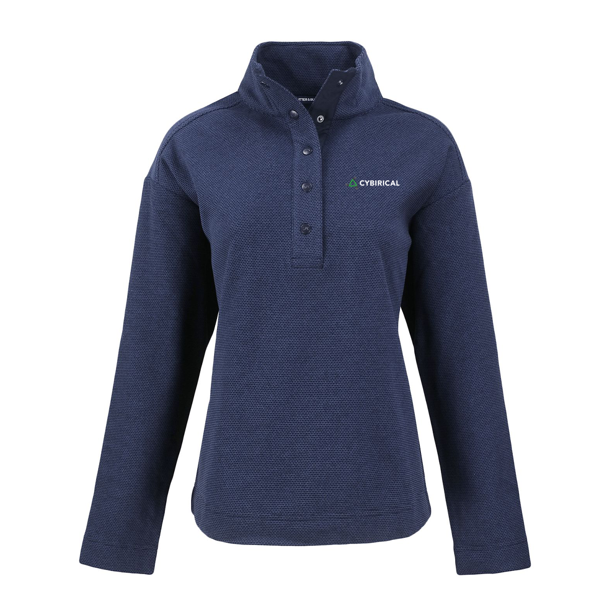Cybirical Women's Recycled Fleece Snap Pullover