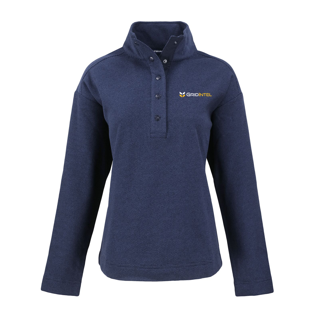 GridIntel Women's Recycled Fleece Snap Pullover