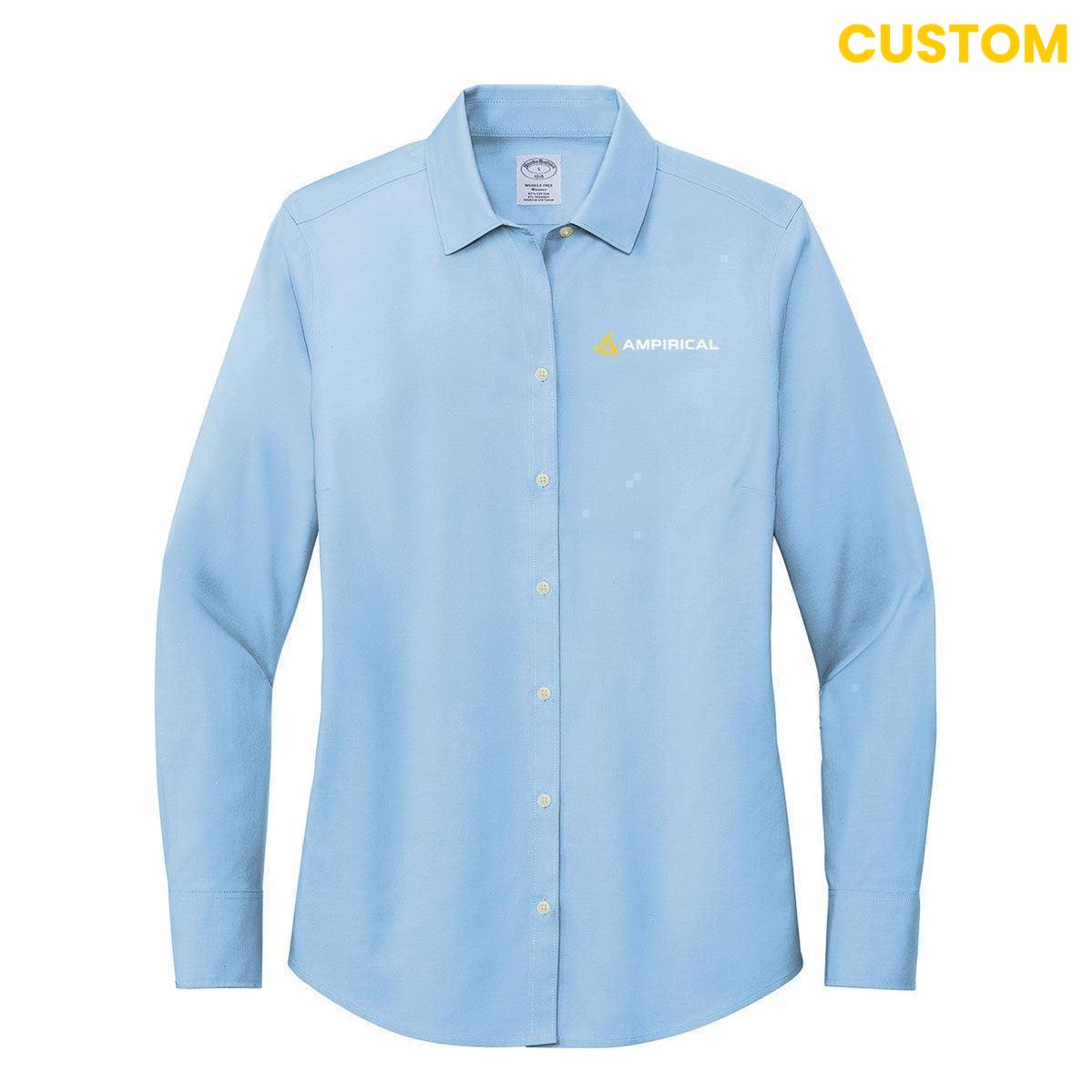 Ampirical Brooks Brothers Women's Wrinkle-Free Stretch Pinpoint Shirt