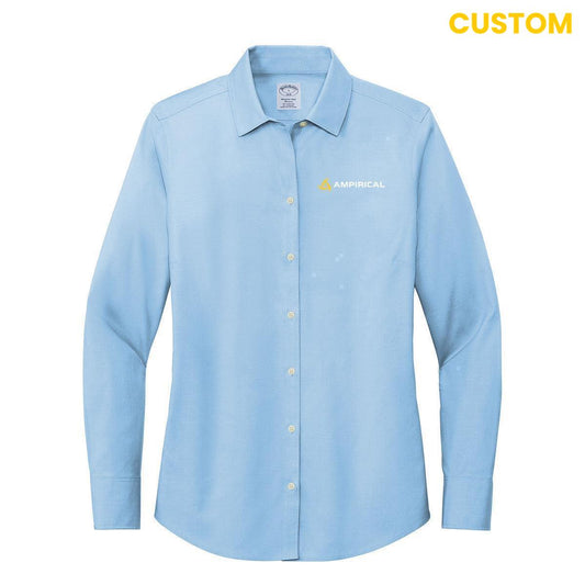 Ampirical Brooks Brothers Women's Wrinkle-Free Stretch Pinpoint Shirt