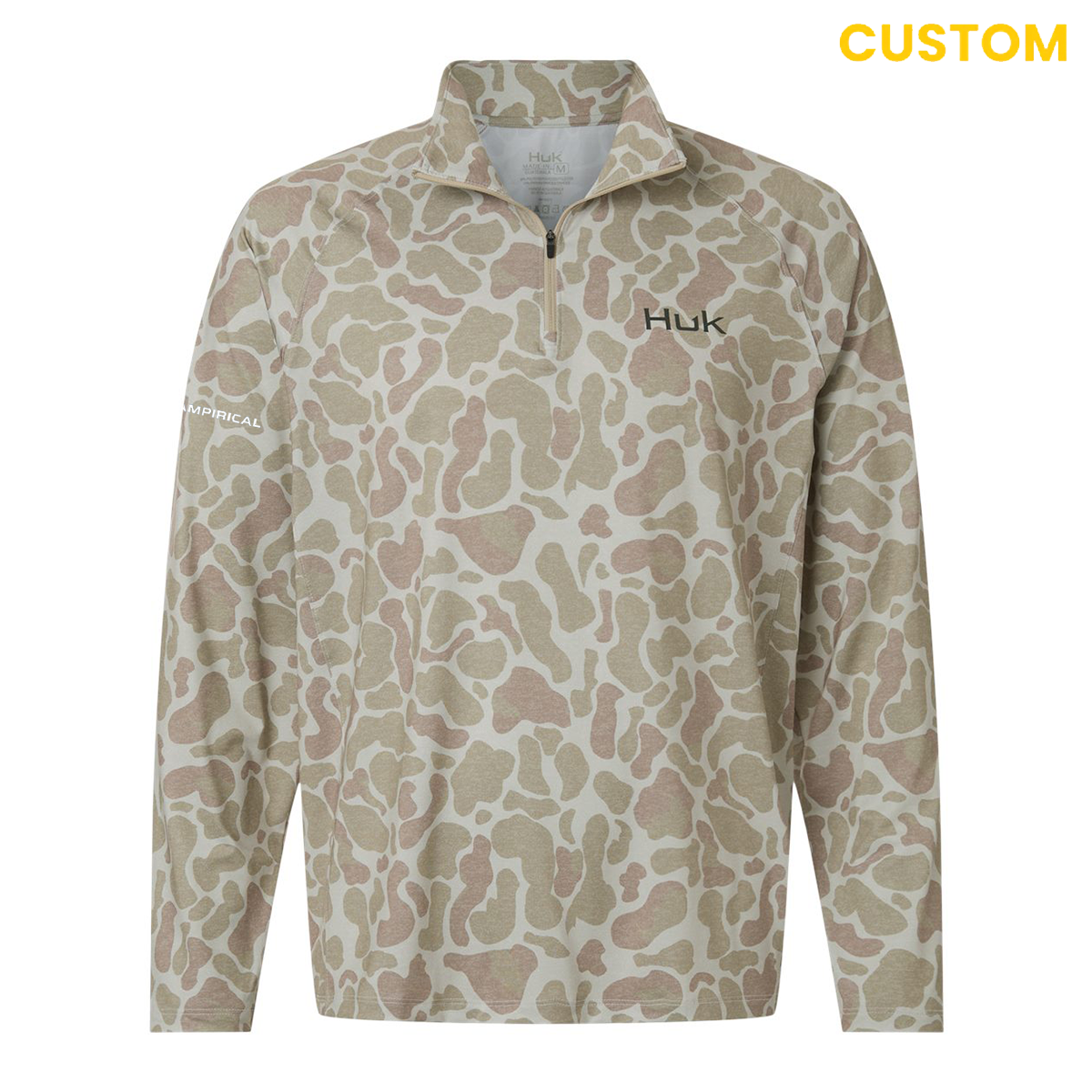 HUK Airweight KC Printed Quarter-Zip Pullover
