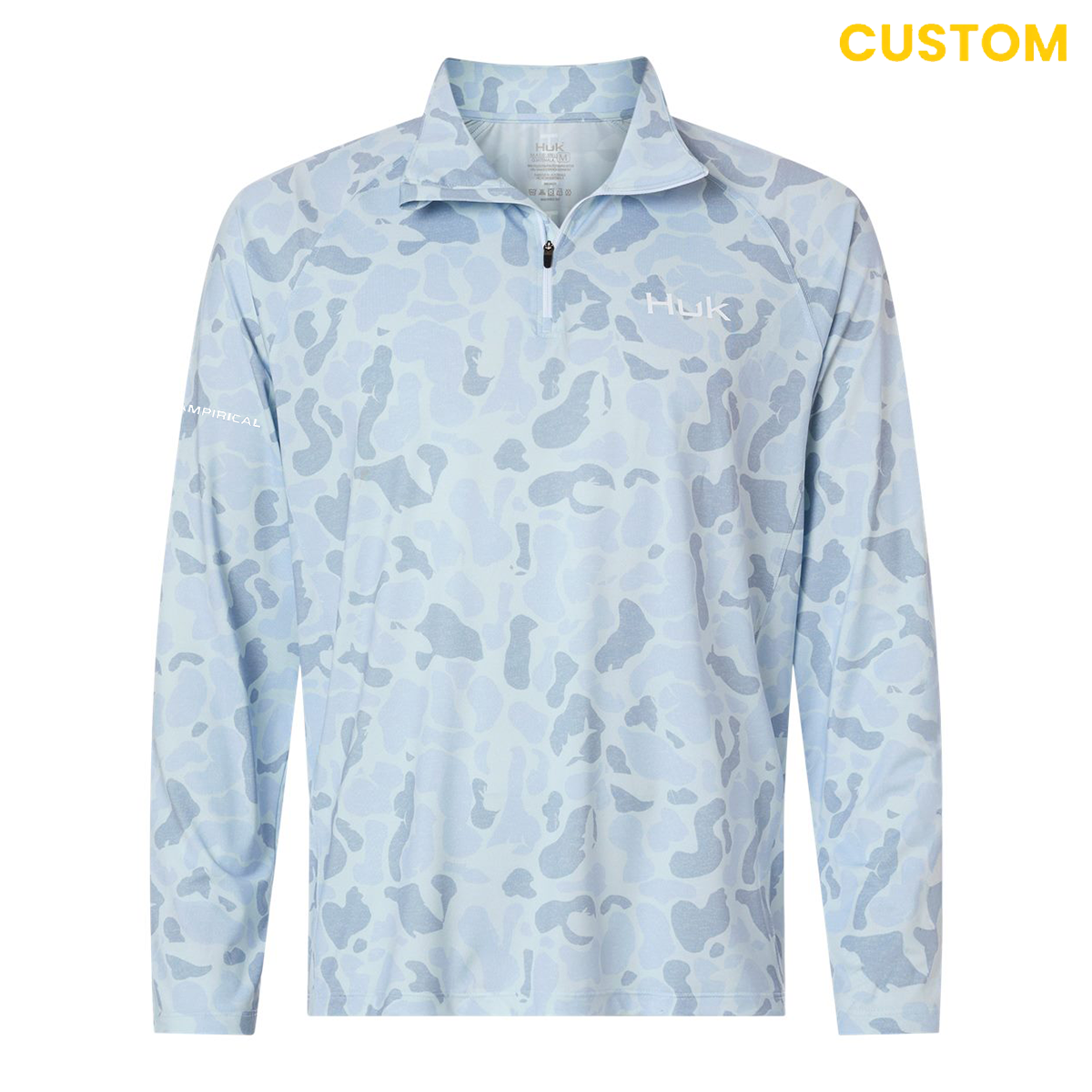 HUK Airweight KC Printed Quarter-Zip Pullover