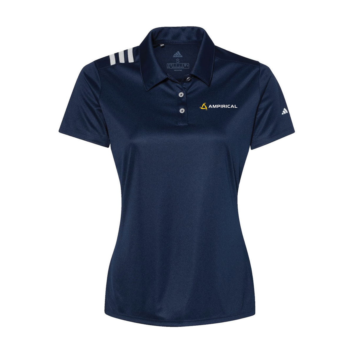 Ampirical Adidas Women's 3-Stripes Shoulder Polo