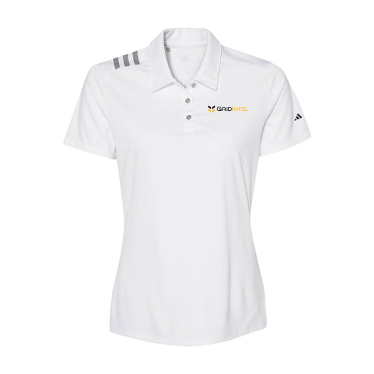 Gridintel Adidas Women's 3-Stripes Shoulder Polo