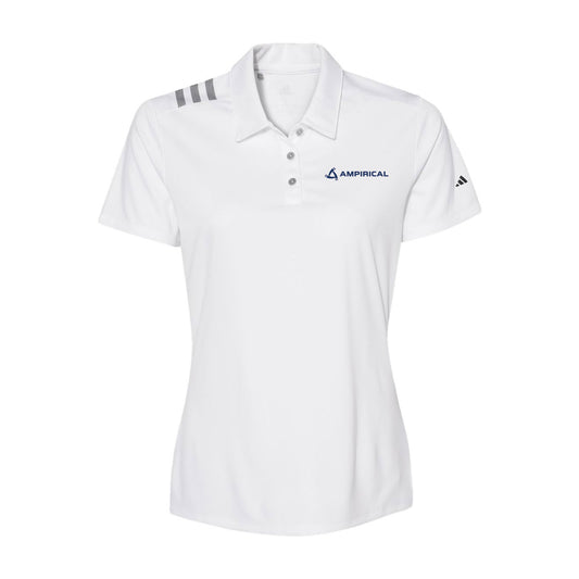 Ampirical Adidas Women's 3-Stripes Shoulder Polo