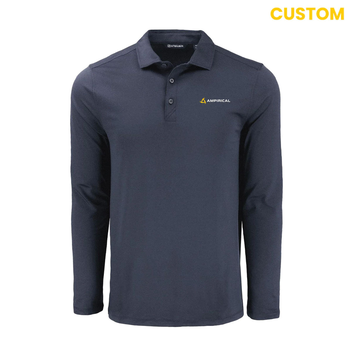 Ampirical Recycled Mens Long Sleeve Polo