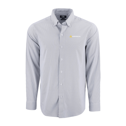 Ampirical Recycled Pinstripe mens Long Sleeve Dress Shirt