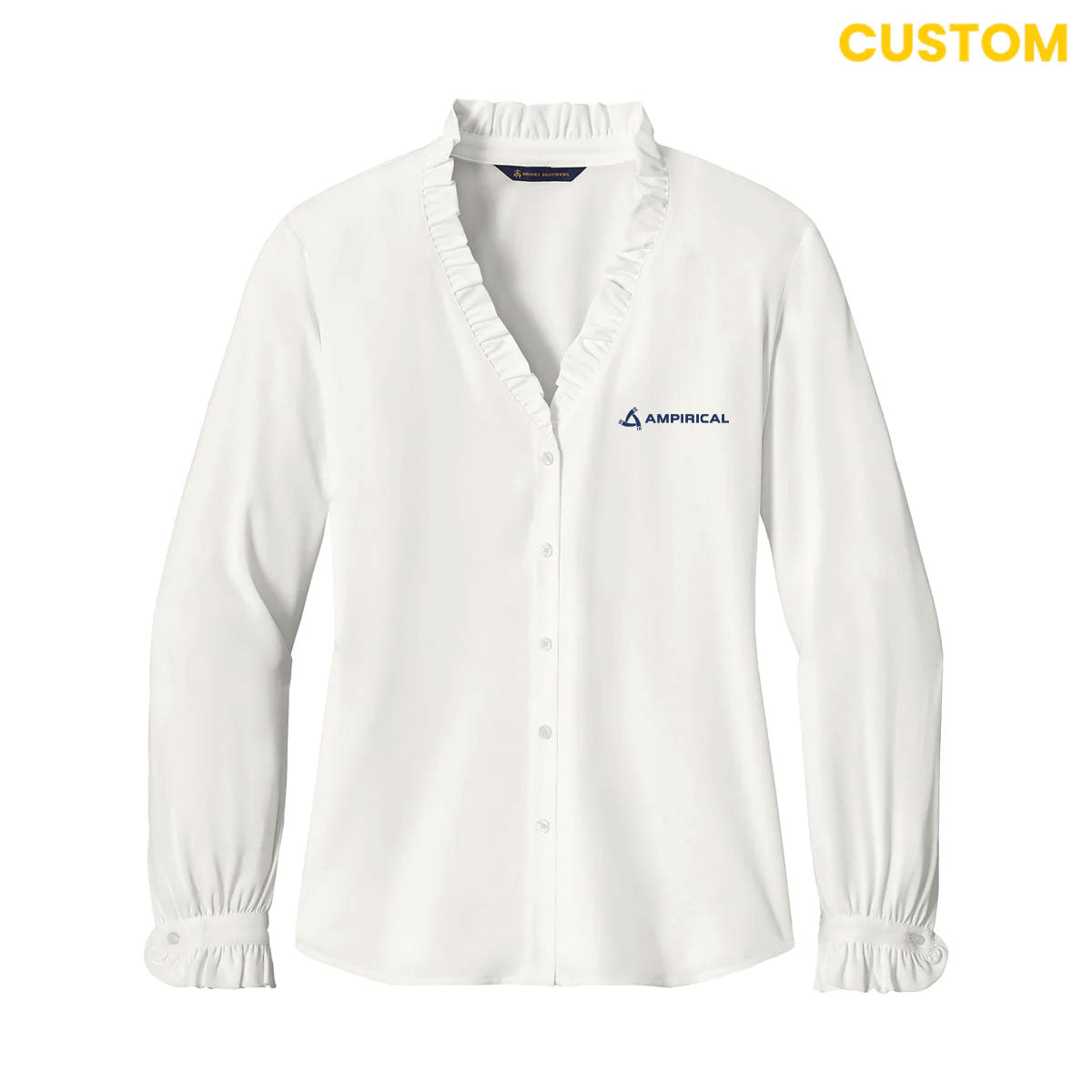 Brooks Brothers® Women’s Long Sleeve Ruffle Collar Blouse