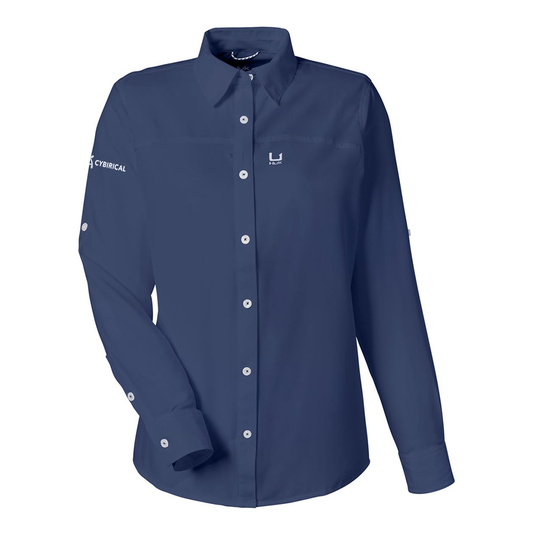 Cybirical Women's HUK Long Sleeve Fishing Shirt