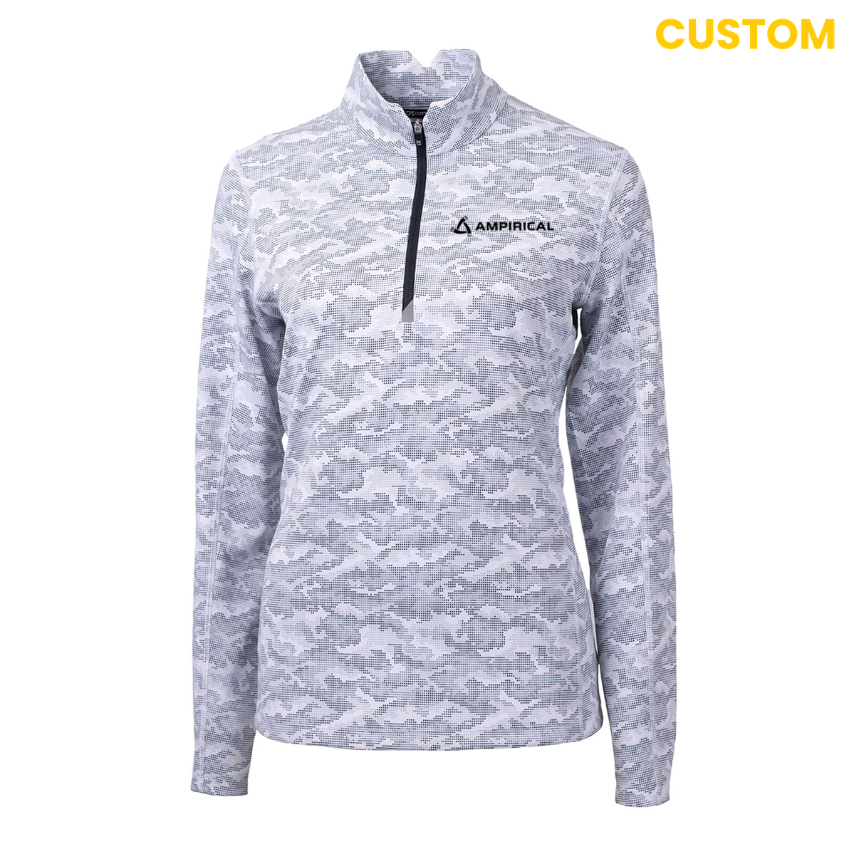 Ampirical Cutter & Buck Eco Camo Print Ladies Qaurter Zip