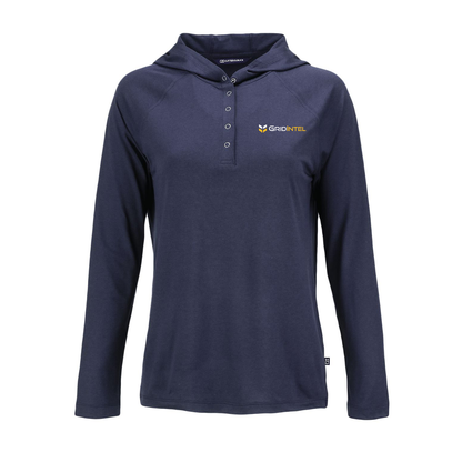 GridIntel Cutter & Buck Women's Coastline Hooded Shirt