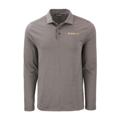 Gridintel Recycled Mens Long Sleeve Polo