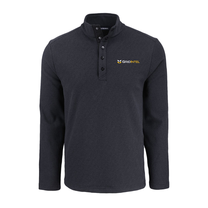 GridIntel Men's Recycled Fleece Snap Pullover